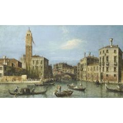 Venice: S. Geremia and the Entrance to the Cannaregio Painting Reproduction