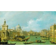 The Grand Canal from the Salute towards the Carita Painting Reproduction