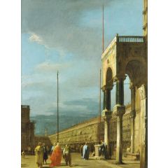 Venice: Piazza San Marco from a Corner of the Basilica Painting Reproduction