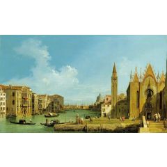 Venice: The Grand Canal from the Carita towards the Bacino Painting Reproduction
