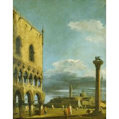 Venice: The Piazzetta towards S. Giorgio Maggiore Painting Reproduction