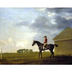 Gimcrack with John Pratt up on Newmarket Heath Painting Reproduction