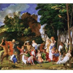 The Feast of the Gods Painting Reproduction