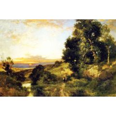 A Late Afternoon in Summer Painting Reproduction