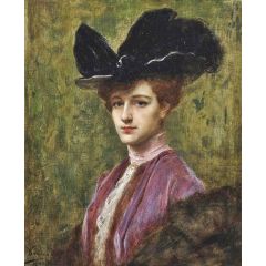Elegant lady Painting Reproduction