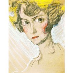 Portrait of Modesta Zwolinska Painting Reproduction