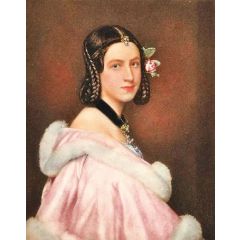 Portrait of Lady Jane Eskine Painting Reproduction