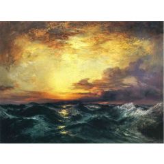 Pacific Sunset Painting Reproduction