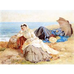 Seaside Reflections Painting Reproduction