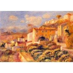 View of the Post Office, Cagnes Painting Reproduction
