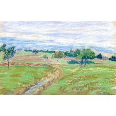 The Hills of Thierceville Painting Reproduction