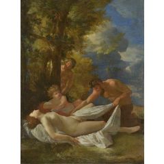 Nymph with Satyrs Painting Reproduction