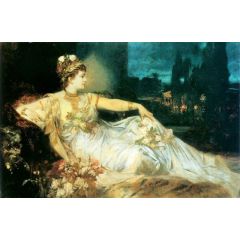 Charlotte Wolter als Messalina Painting Reproduction