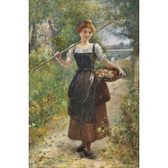 On the way home Painting Reproduction