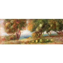 Landscape by the River Painting Reproduction