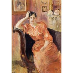Portrait of Jeanne Pontillon Painting Reproduction