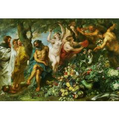Pythagoras Advocating Vegetarianism Painting Reproduction