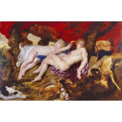 Diana and her Nymphs Painting Reproduction