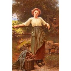 The Potato Digger Painting Reproduction