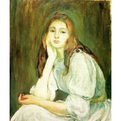 Julie Daydreaming Painting Reproduction