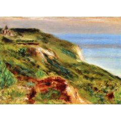 The Church at Varengeville and the Cliffs Painting Reproduction