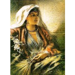 An Oriental Beauty Painting Reproduction