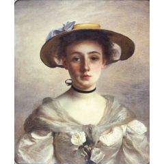 Portrait of a Lady Painting Reproduction
