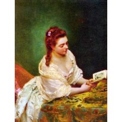 The Reader Painting Reproduction