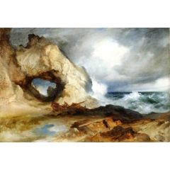 The Cavern, California Coast, also known as Sinbad Wrecked Painting Reproduction