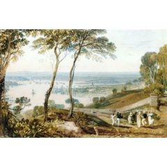 Plymouth, from Mount Edgcumbe Painting Reproduction