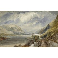 The Junction of the Lahn and the Rhine Painting Reproduction