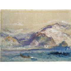 Genoa from the Sea Painting Reproduction
