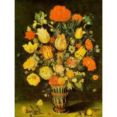 Still-Life of Flowers Painting Reproduction