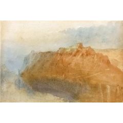 The Fortress of Ehrenbreitstein from across the Rhine Painting Reproduction