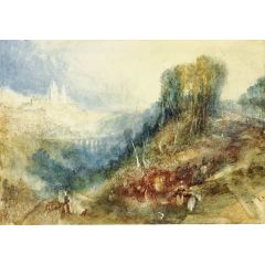 Lausanne from the West Painting Reproduction