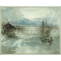 View of Lucerne Painting Reproduction