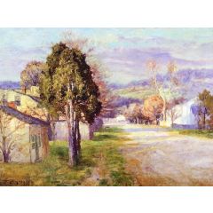 Brookville, a Street Painting Reproduction