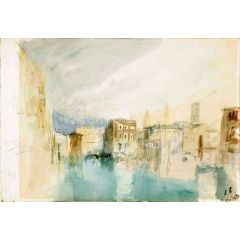 Venice, The Grand Canal Looking towards the Pescaria and the Fabbriche Nuove Painting Reproduction