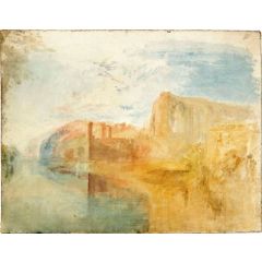 St Agatha’s Abbey, Easby, Yorkshire, Colour Study Painting Reproduction