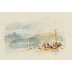Rogers’s ’Italy’ - The Lake of Geneva Painting Reproduction