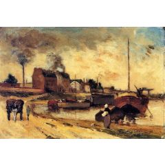 Cail Factories and Quai de Grenelle Painting Reproduction