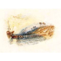 Rogers’s ’Poems’ - Columbus, the Landing Painting Reproduction
