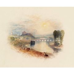 Rogers’s ’Poems’ - Evening (Datur Hora Quieti) Painting Reproduction