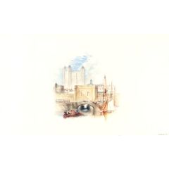 Rogers’s ’Poems’ - Traitor’s Gate, Tower of London Painting Reproduction