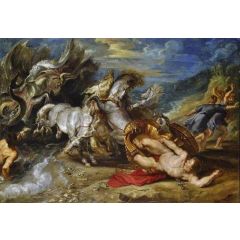 The Death of Hippolytus Painting Reproduction