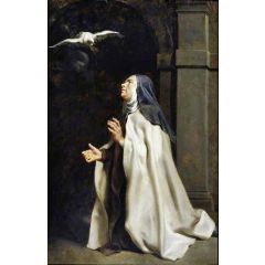 Teresa of Avila’s Vision of the Dove Painting Reproduction