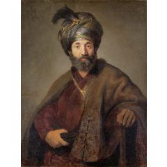 Man in Oriental Costume Painting Reproduction