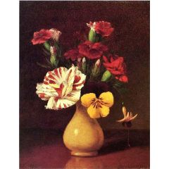 Vase of Flowers Painting Reproduction