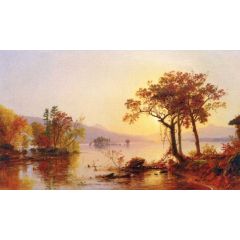 Greenwood Lake, New Jersey Painting Reproduction