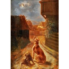 Four-legged friends Painting Reproduction
